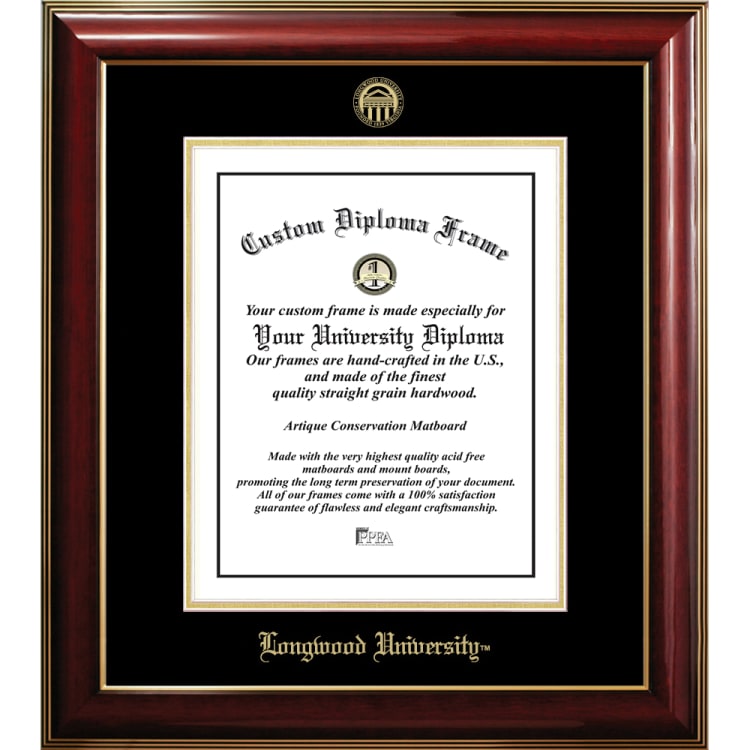 Longwood University Classic Diploma Frame