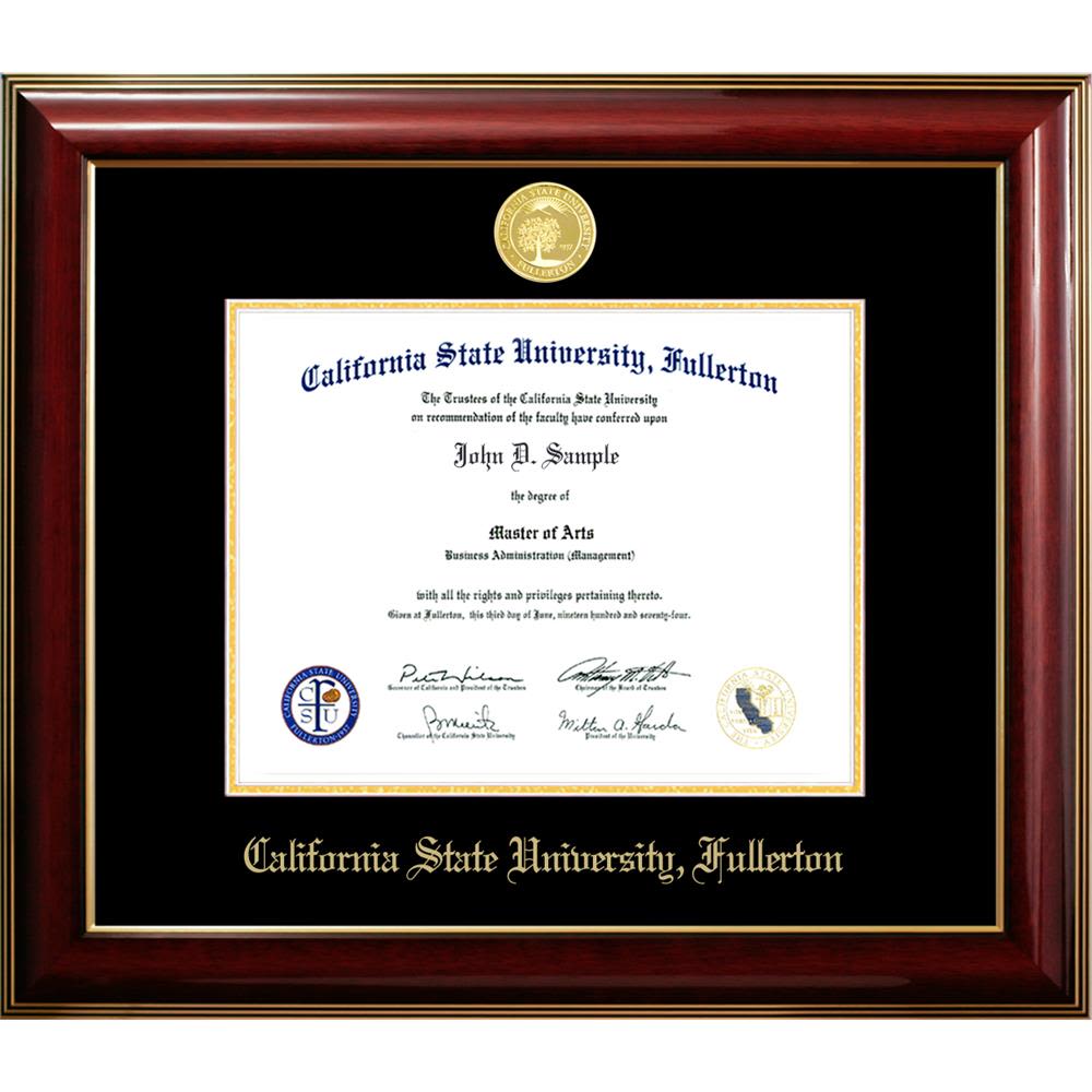 California State University Fullerton Classic Diploma Frame