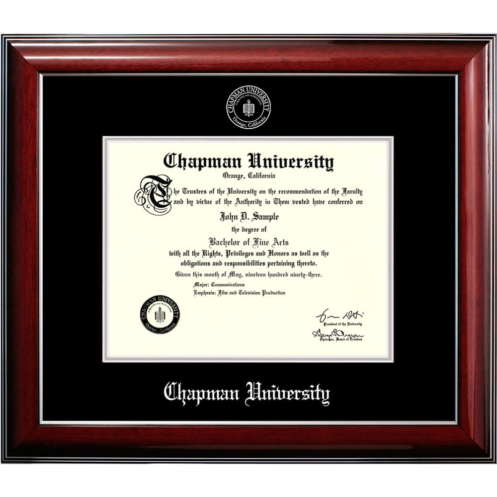 Chapman University Classic Diploma Frame