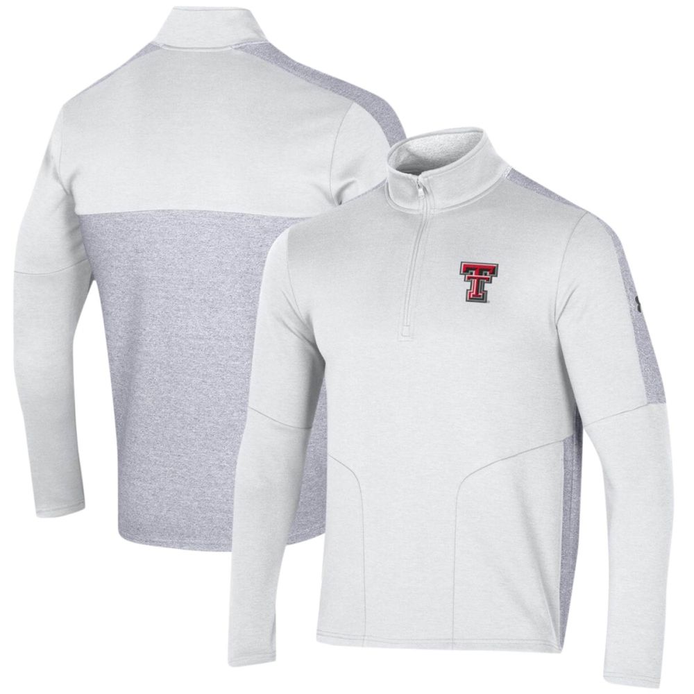 Men's Under Armour White/Heathered Gray Texas Tech Red Raiders Apollo ...