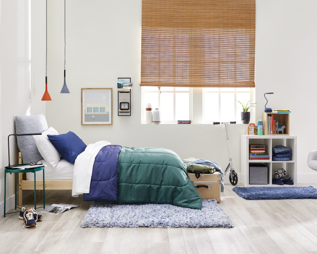 The Hunter Collection Hunter: Green & Blue Dorm Room Bedding Set & Ideas