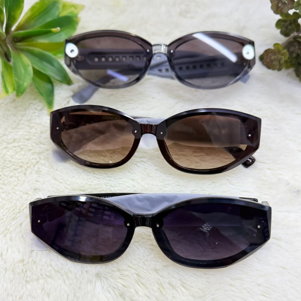 Cat-Eye Sunglasses — grey / brown / black cat-eye sunglasses