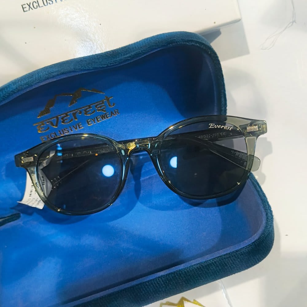 Crystal Grey Round Sunglasses — grey round sunglasses