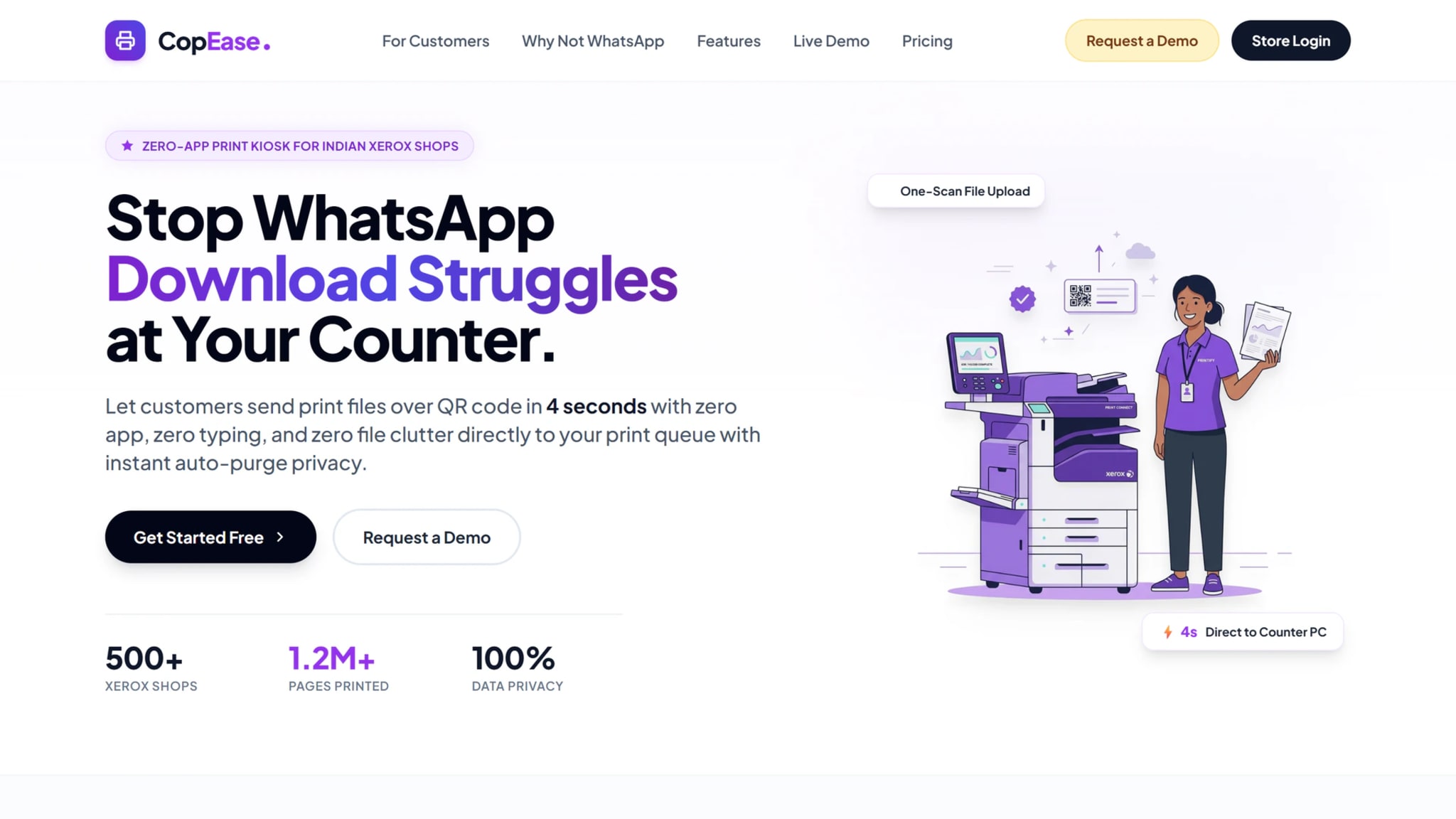 CopEase desktop web interface
