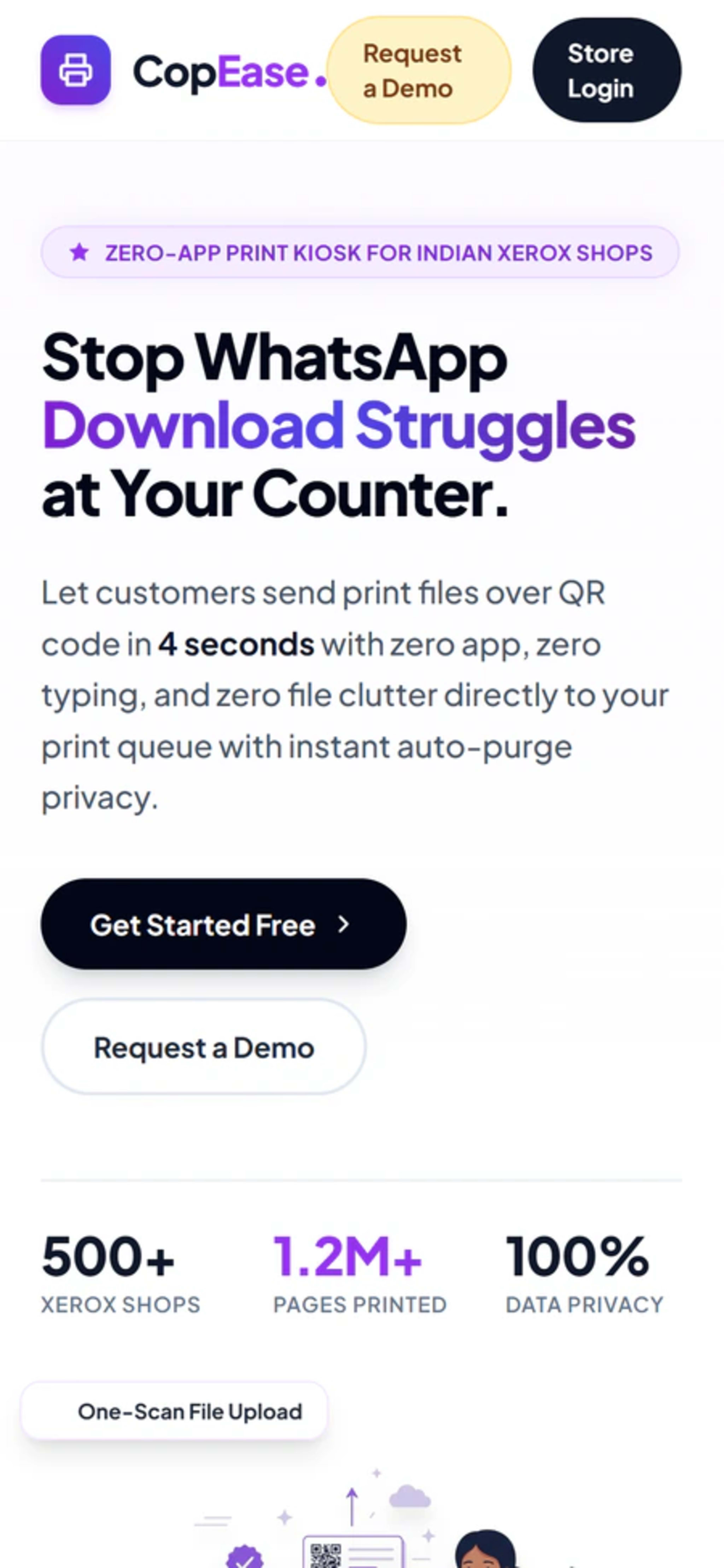 CopEase mobile interface