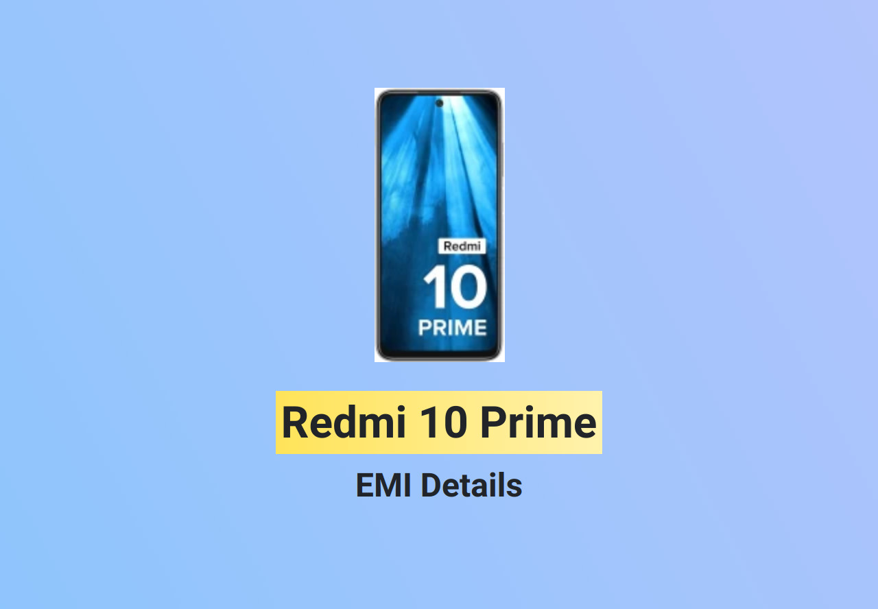 Redmi 10 Prime EMI