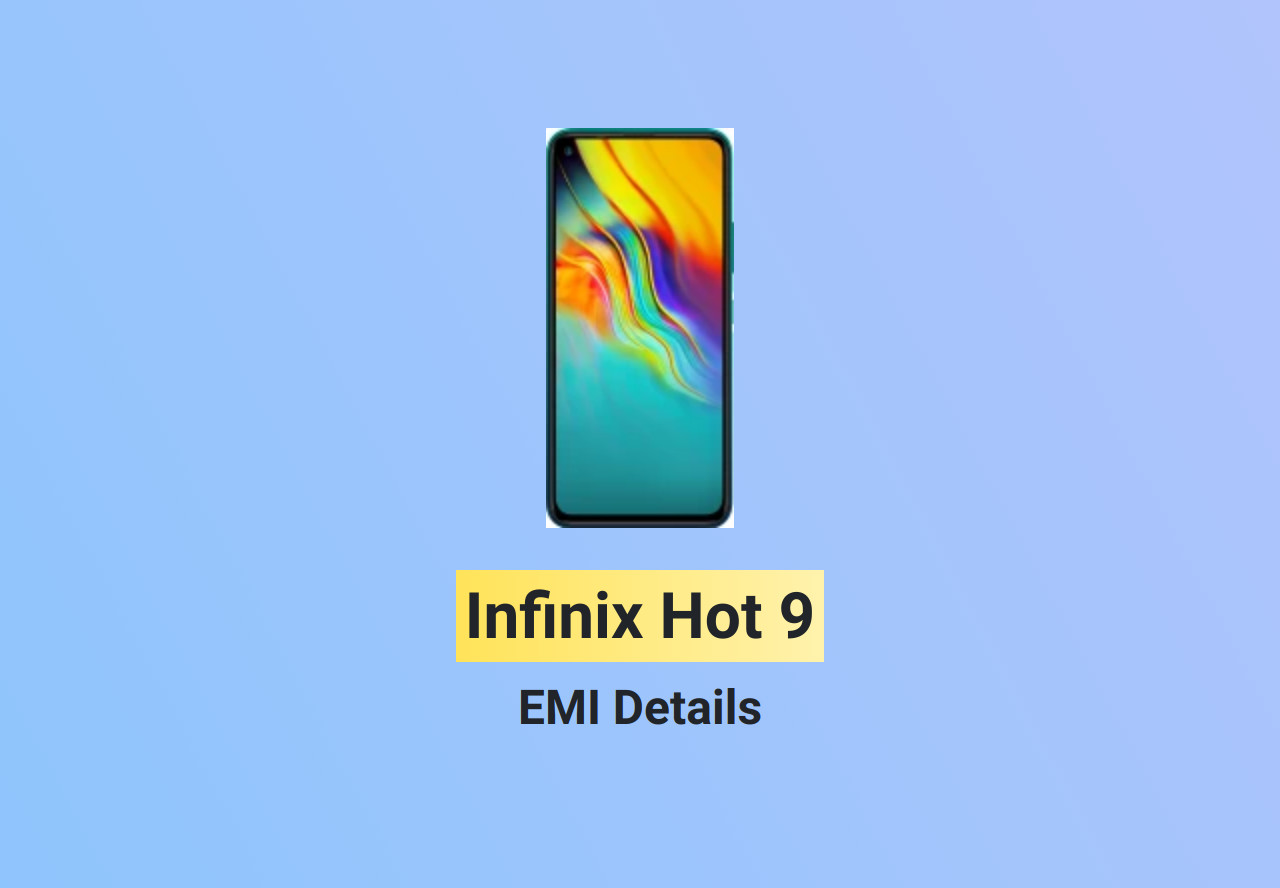 Infinix Hot 9 EMI