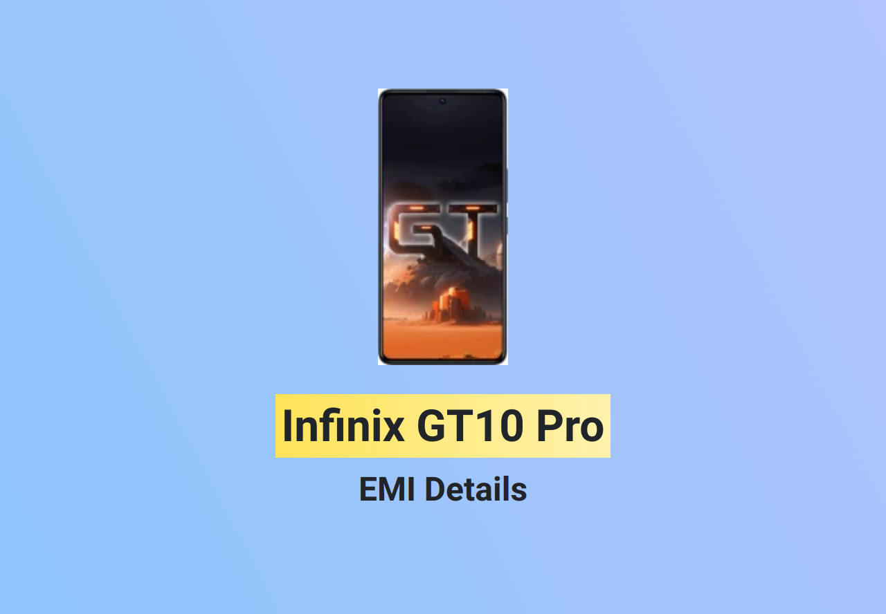 Infinix GT10 Pro EMI