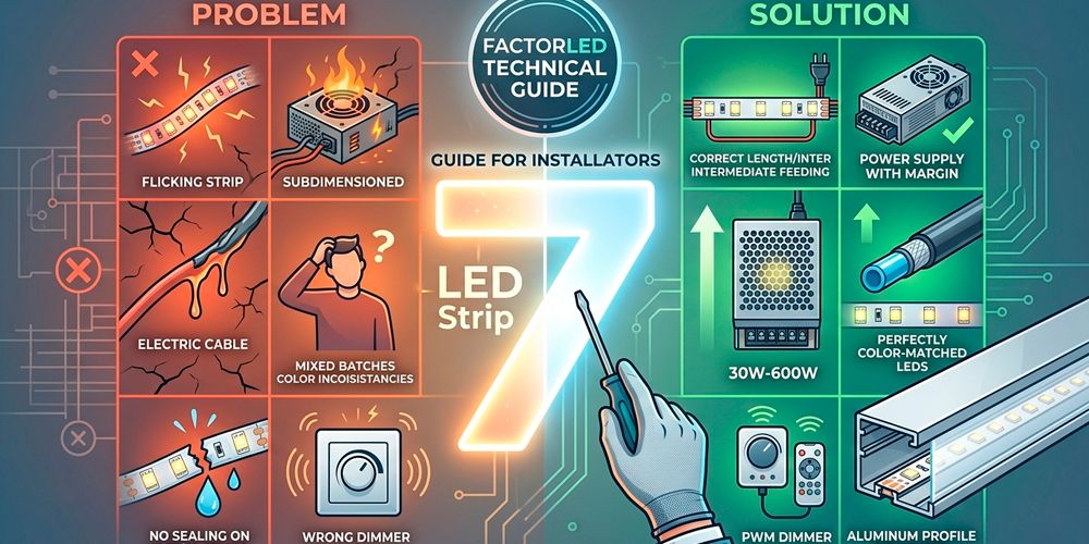 De 7 Vanligaste misstagen vid Installation av LED-Lister