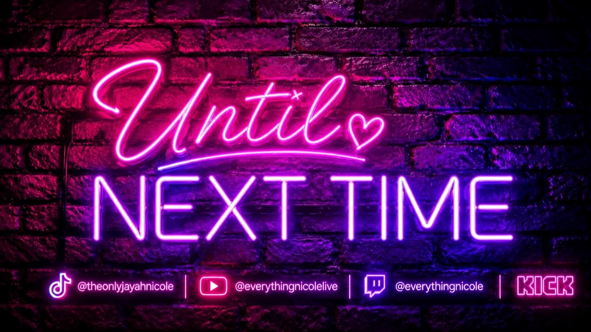 Neon brick stream design