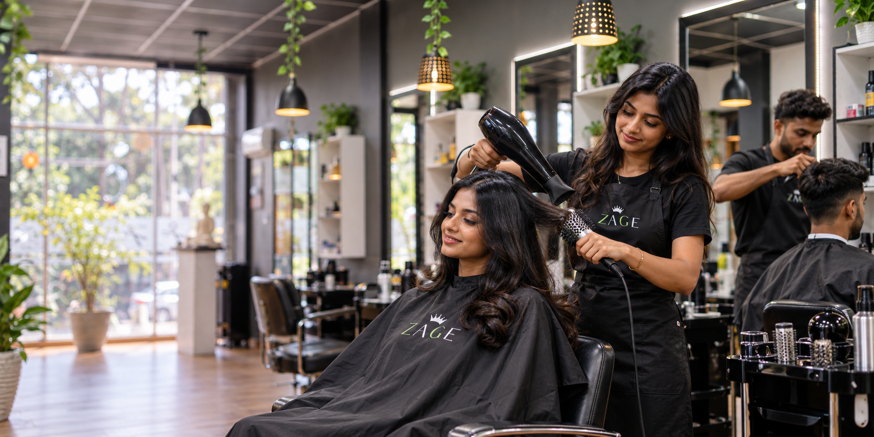 Salon Zage professional styling and beauty care