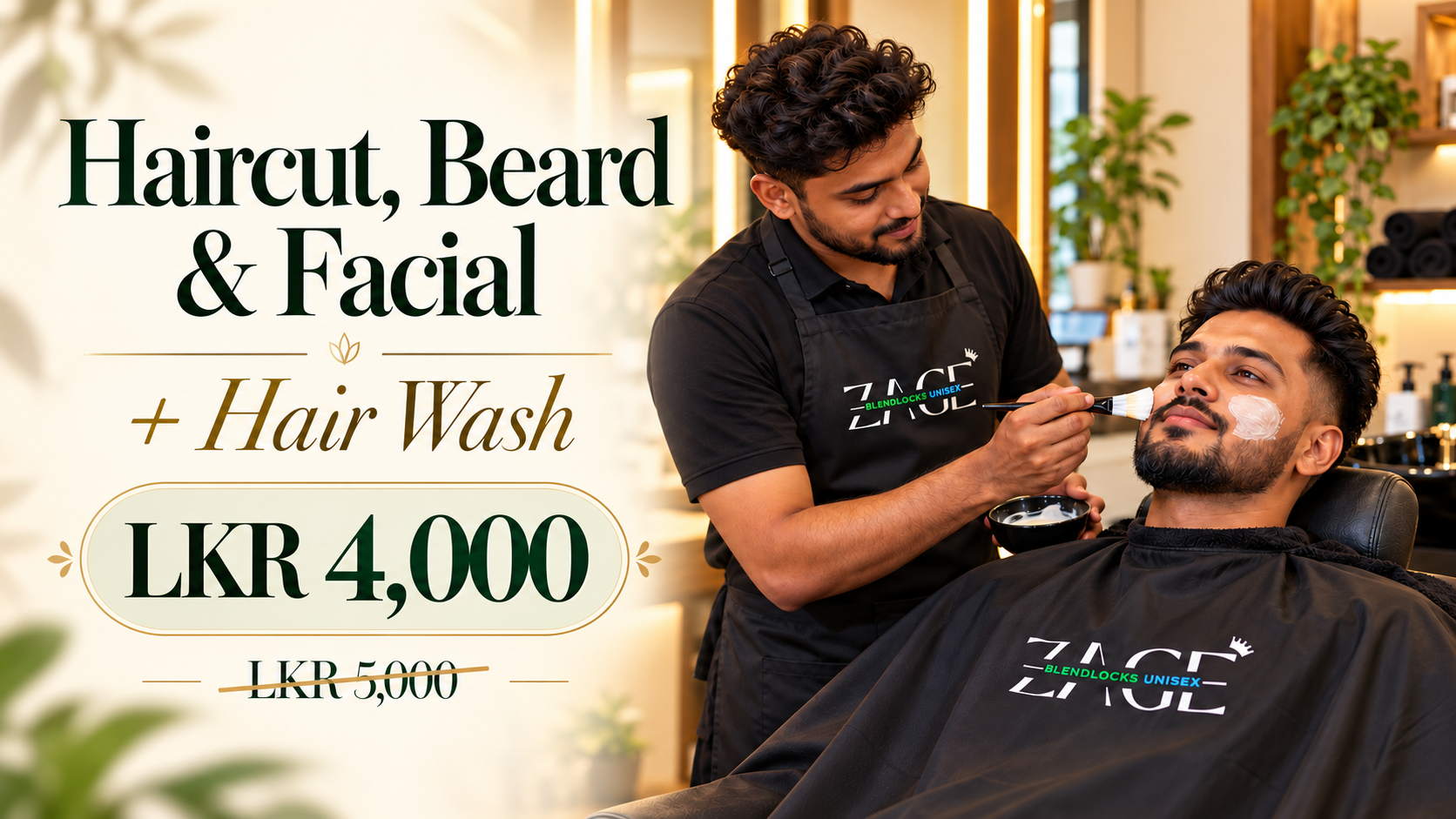 Haircut, Beard & Facial
