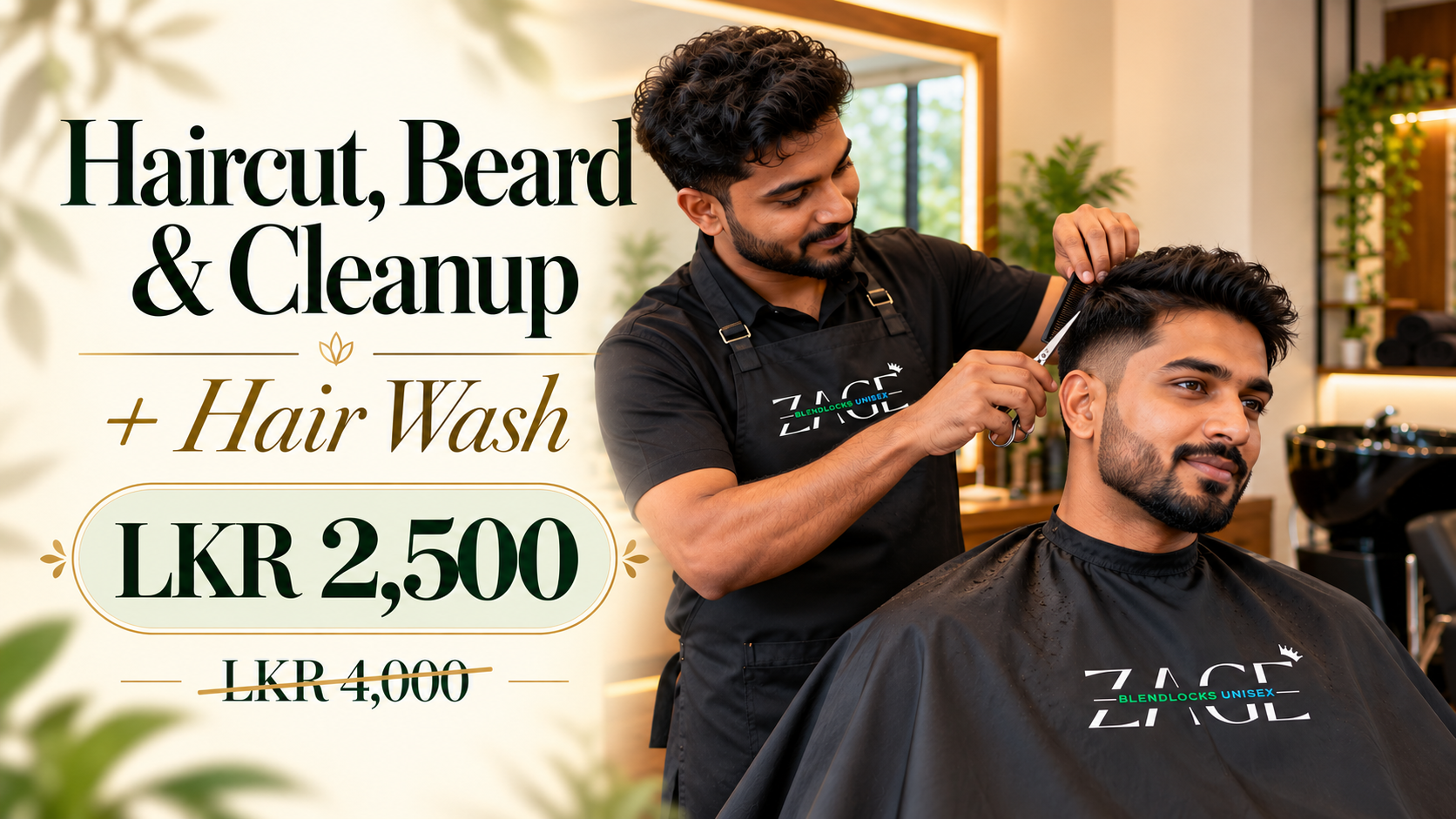 Haircut, Beard & Cleanup