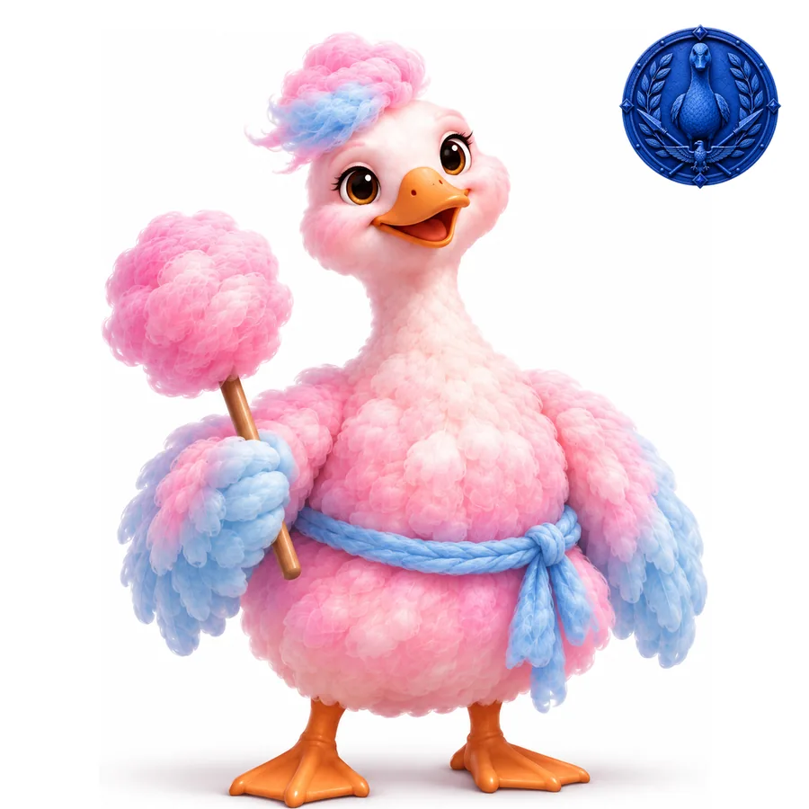 Cotton Candy Goose