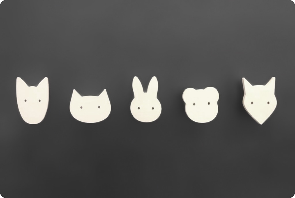 perchero de animalitos