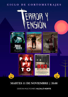 CICLO CORTOS - TERROR Y TENSION