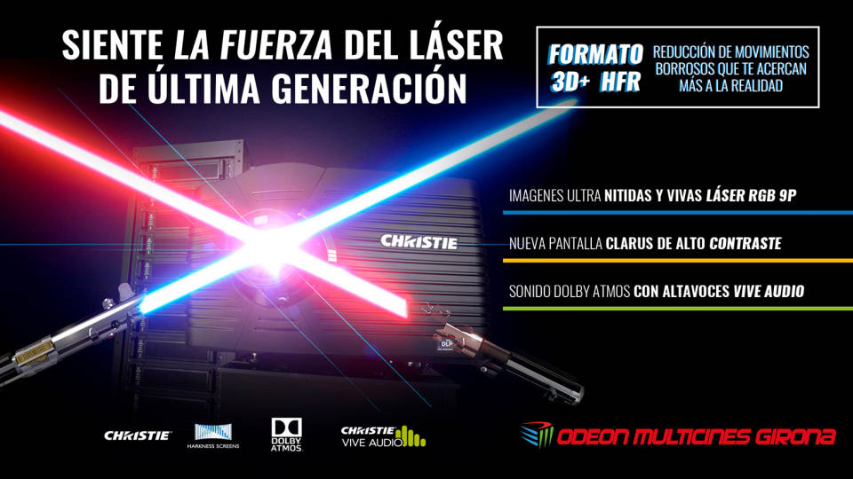 Siente la fuerza del láser