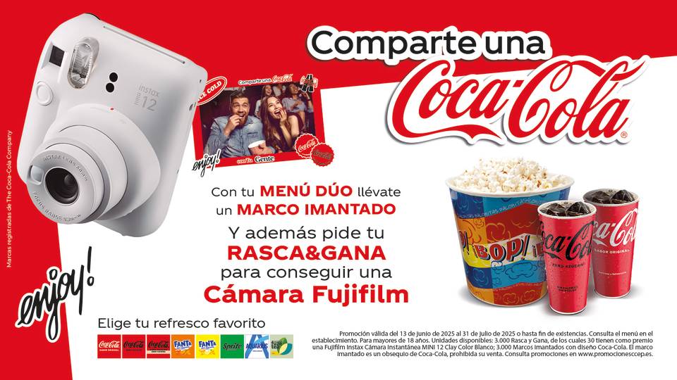 Comparte una Coca Cola