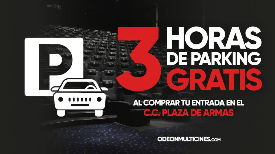 3 HORAS PARKING GRATIS