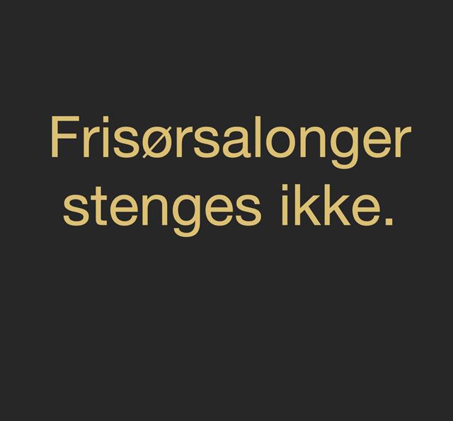 Artikkelbilde - Ingen nedstengning av Frisørsalonger
