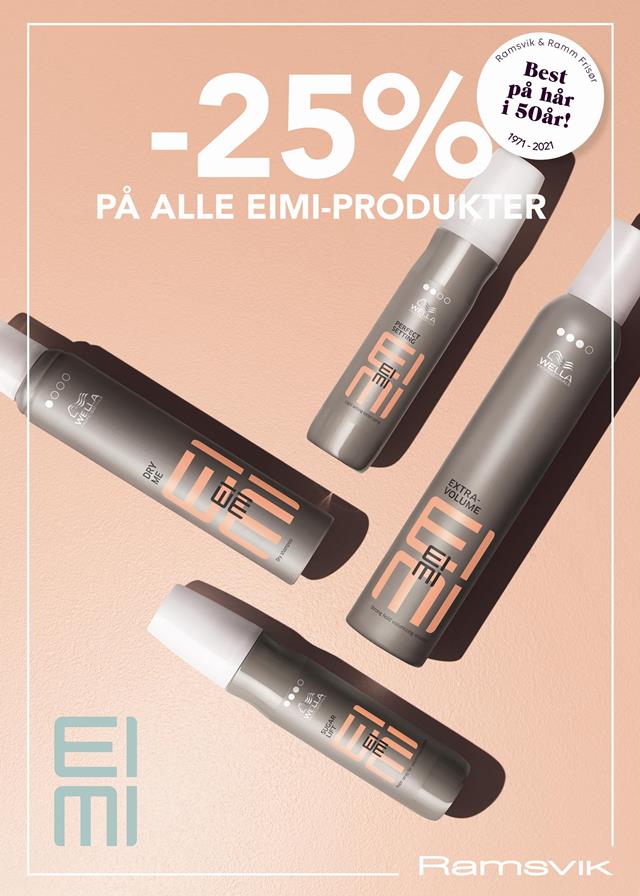 Artikkelbilde -  -25% på alt fra Eimi!