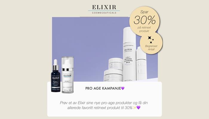 Artikkelbilde - Elixir Pro-Age Kampanje Spar -30%