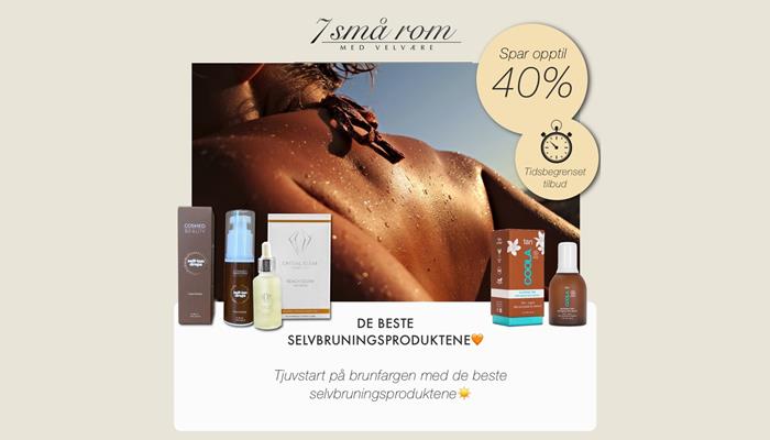 Artikkelbilde - De beste selvbruningsproduktene opptil -40%