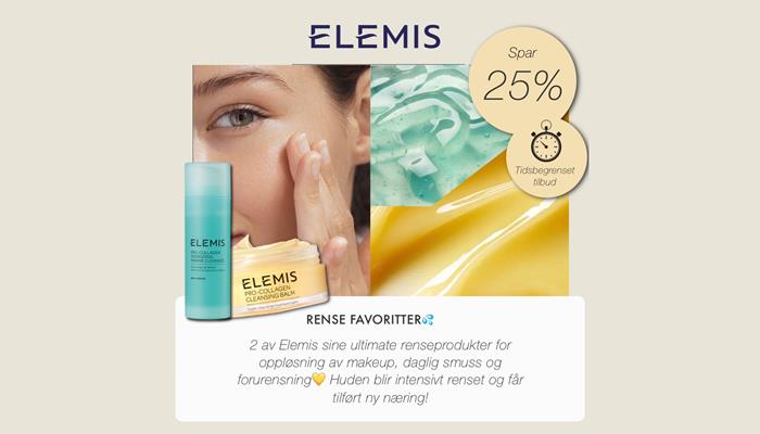 Artikkelbilde - Elemis Rensefavoritter -25%