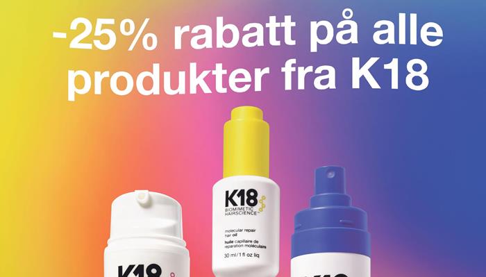 Artikkelbilde - -25% på K18