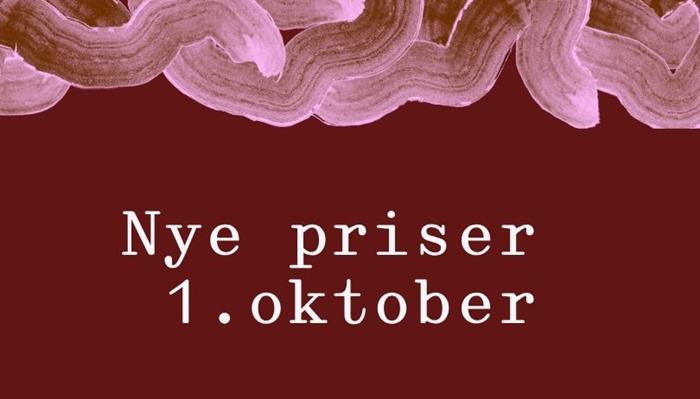 Artikkelbilde - Nye priser fra 1.oktober