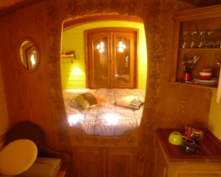 Chez Pommette et Billy | 1 Noite em Família em Caravana