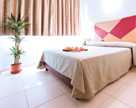 Uma Noite Em Um Quarto Duplo Standard Com Cama Francesa Retroviso Uma Noite Em Um Quarto Duplo Standard Com Cama Francesa Retroviso