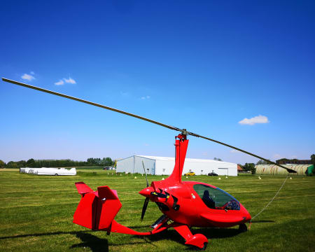 Vôo de girocopter Vôo de girocopter