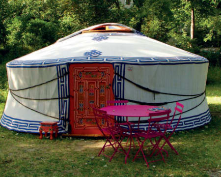 Uma Noite Em Uma Tenda Ou Yurt Tenda Clássico | Domaine Provençal