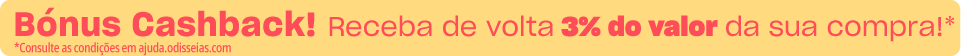 E hoje… Bónus Cashback! Receba de volta 3% do valor da sua compra!
