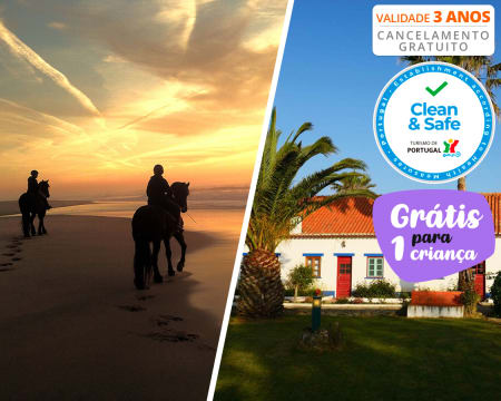 Herdade do Pessegueiro - Porto Covo | Estadia em Apartamento Duplo com Opção Passeio a Cavalo