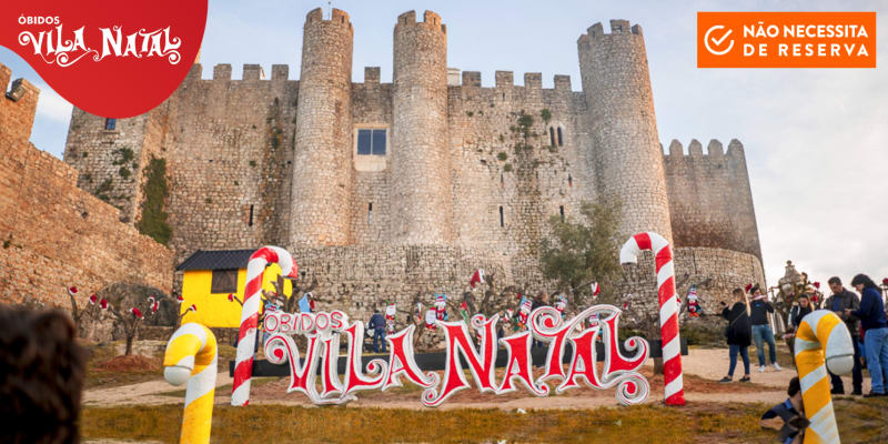 Entrada na Óbidos Vila Natal + Roda Gigante | A Magia do Natal!