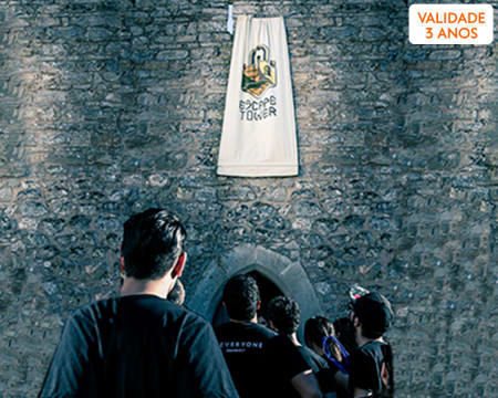 Escape Tower na Torre Medieval de Óbidos | Jogo de 1 Hora para Até 5 Jogadores Escape Tower na Torre Medieval de Óbidos | Jogo de 1 Hora para Até 5 Jogadores