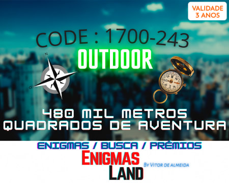 Escape Game «Outdoor Code: 1700-243» | Até 3 Pessoas | Halocare Escape Game - Lisboa