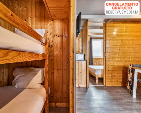 PenichePraia - Bungalows, Campers & Spa | 1 Noite em Família em Bungalow Familiar