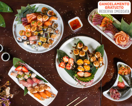Ecoar Sushi House | Combinado de 18 Peças de Sushi para Dois Ecoar Sushi House | Combinado de 18 Peças de Sushi para Dois