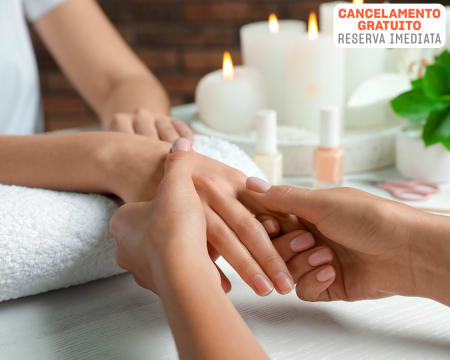 Instituto de Beleza Sílvia Ferreira | Manicure com Verniz Gel para Ela + Pedicure para Ele | 2 Pessoas Instituto de Beleza Sílvia Ferreira | Manicure com Verniz Gel para Ela + Pedicure para Ele | 2 Pessoas