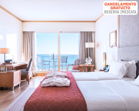 Sesimbra Oceanfront Hotel 5* | 1 Noite com Spa em Quarto Duplo/Twin Vista Mar Sesimbra Oceanfront Hotel 5* | 1 Noite com Spa em Quarto Duplo/Twin Vista Mar