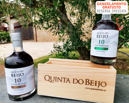 Visita Guiada + Prova de Vinhos de Mesa & Vinhos do Porto | 1 ou 2 Pessoas | Quinta do Beijo - Vila Real