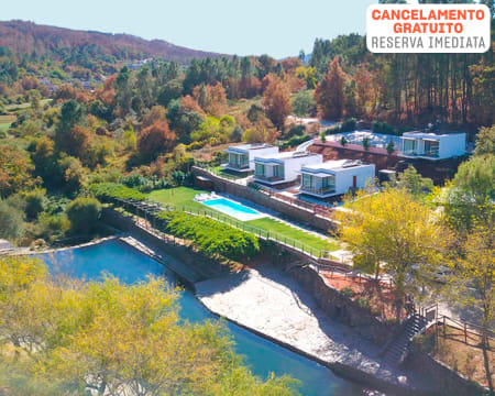 Turismo Natureza Villa Rio - Castanheira de Pêra | Estadia para até 6 Pessoas Junto à Praia Fluvial