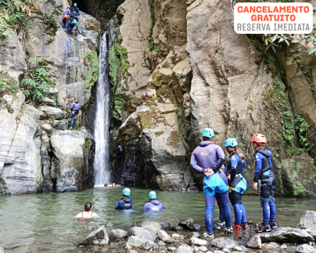 Canyoning na Ribeira dos Caldeirões | Bilhete de Criança ou Adulto! Picos de Aventura - Ponta Delgada