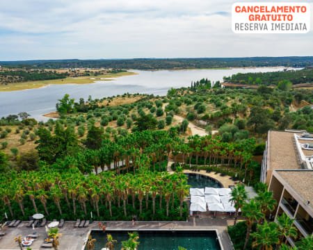 AP Lago Montargil Conference & Spa 5* | Quarto Deluxe & Spa de Luxo na Barragem de Montargil
