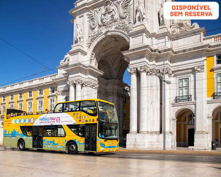 Belém Lisbon Bus Tour! Do Centro de Lisboa até Belém em Autocarro Panorâmico | Yellow Bus