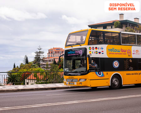 Tour Funchal + Câmara de Lobos! Descobrir a Madeira em Autocarro Panorâmico | Yellow Bus
