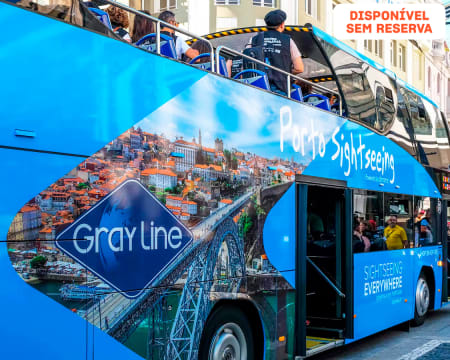 Cityrama Porto: Tour em Autocarro Panorâmico + Prova de Vinhos com Opção Cruzeiro das 6 Pontes do Douro